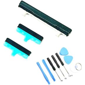 Power On Off Volume Button Key Side Button Replacement Part for Samsung Galaxy Note 9 N960 6.4 Inch, with Tool kit (Black)