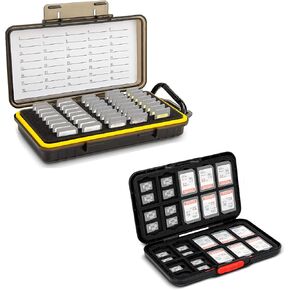 1 + 1 Memory Card Case：Durable Style with Pop Up Style Memory Card Case