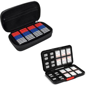 1 + 1 Memory Card Case：EVA Style with Pop Up Style Memory Card Case