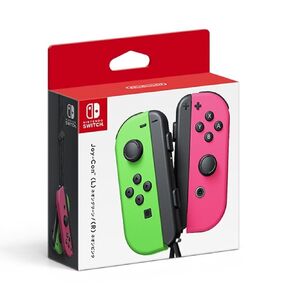 Nintendo Switch - Joy-Con (L/R)-Neon Green/Neon Pink Splatoon 2 (Japan Import) (Renewed)
