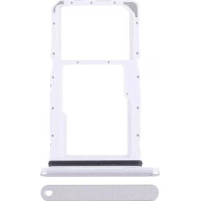 SIM Card Tray Micro SD Card Holder Slot Replacement Compatible with Samsung Galaxy Tab A9+ A9 Plus SM-X210 SM-X215 SM-X216 (Silver)