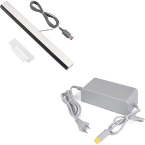 Xahpower Sensor Bar for Wii and Console Charger for Wii U
