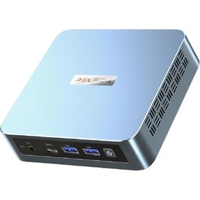 Peladn Mini PC ، Intel Twin Lake N150 (ترقية N100) ، 16 جيجابايت DDR4/512GB SSD ، Type-C/Dual HD ، Mini Desktop Computer ، WIFI5 4K/60Hz DISPLAY USB3.2/BT4