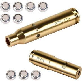 MidTen Bore Sight Cal Red Dot Boresighter for 223 5.56mm Rem Gauge and 9mm Boresighter