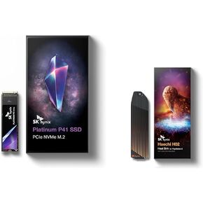 SK hynix Platinum P41 2TB Internal Gaming SSD PCIe NVMe Gen4 M.2 2280 with Heatsink for PS5, Up to 7000MB/s, CFI-1000,1100,1200, 7000 Heat Control, Storage Expansion, Fastest Speed