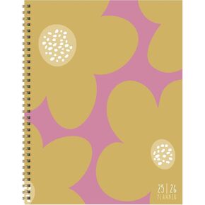 TF Publishing July 2025 - June 2026 Striped Down Large Weekly Monthly Planner - 12 Month Academic Planner 2025-2026 with Durable Cover, Thick Uncoated Paper, and Planning Stickers - 9in x 11in in Kuwait