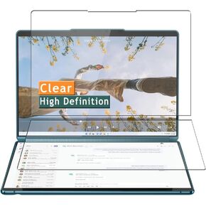 Vaxson 3-Pack Screen Protector, compatible with Lenovo Yoga Book 9i 13.3" laptop TPU Film Protectors Sticker [ Not Tempered Glass ]