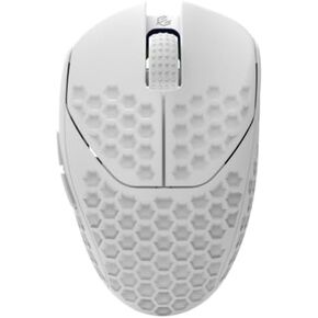 GWolves HTR Lightweight Wireless Fingertip Grip Gaming Mouse,~28Gram,8K-Report,Low Latency,PAW3395 26,000CPI,Nrf52840 CPU,6 Programmable Btns,On-Board Memory,PC/Mac and Laptop (Honeycomb, Black)