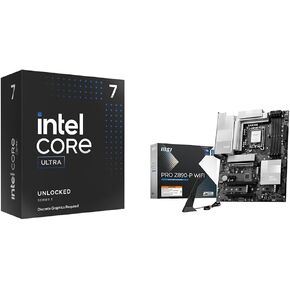 Intel Ultra 7 Desktop Processor 265KF - 20 cores (8P+12E) & MSI MEG Z890 Unify-X Motherboard, ATX - Supports Intel Core Ultra Processors (Series 2), LGA 1851-110A SPS, Wi-Fi 7, 5G LAN