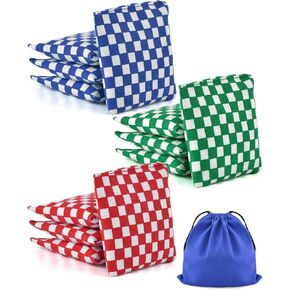 أكياس الفاصوليا المصغرة Tindtop للقذف - 3.1 "× 3.1" ، 20 حزمة كورنول في الهواء الطلق ، ألعاب ألعاب الفاصوليا ملونة ، كرنفال ألعاب الأطفال رمي ألعاب للأطفال