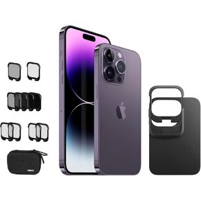 Pan's Scheme Snap Filter Magnetic Phone Lens Filter for iPhone 14 Pro Max, Compatible with iPhone 14 Pro with ND Sets, Pro-Black Mist, Streak Filters, Carry Case (All Bundle-Phone 14 Pro Max)