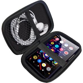 Compatible with YEOODOP MP3 Player Case, Lamshaw Durable EVA Carrying Case, Shockproof & Lightweight Protective Cover Compatible for YEOODOP 4.7" A1 Mp3 Player (Black)