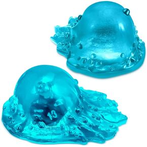 Deekin Harrycle Dice Jail Gelatinous Cube Dice Prison Resin Cage Translucent Miniature Accessory for Table Game Party Gatherings Gifts(Red)
