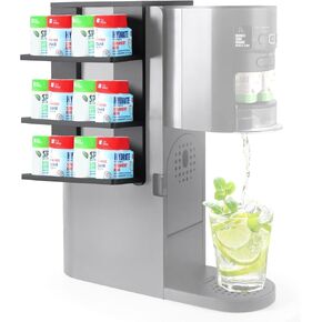 Soda Machine Pod Holder for Ninja Thirsti Drink System, 12-Flavor Storage Holder for Ninja Thirsty Drink System Pod Organizer for Ninja Thirsty Flavor Pods, Flavored Water Drops Upgrade