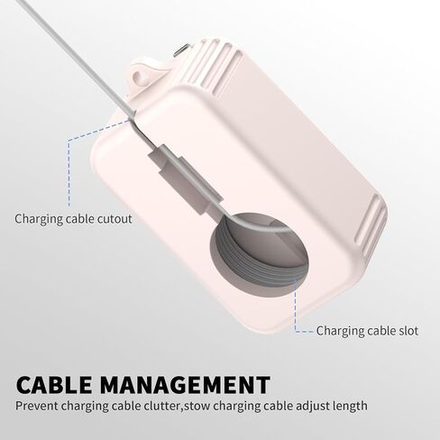 غطاء واقي الشاحن السيليكون لشاحن Oura Ring 4 ، غطاء الحالة متوافق مع حجم شاحن حلقة Oura 4/5/6/7/8/9/10/11/12/13/14/15 ، حالة مقاومة للصدمات لشاحن حلقة Oura ، فقط القضية (الأزرق العميق) in Kuwait