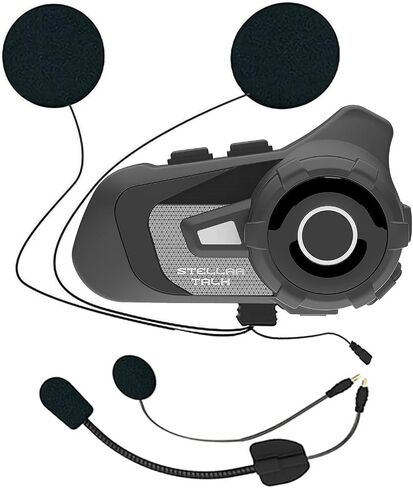 Motocycle Helment Wireless Bluetooth Headset Bluet Stellartalk-S2 IP67 Moto Moto Biking & Skiiing/1000m Intercom/2 in 1 microphone/2 Riders Intercom in Kuwait