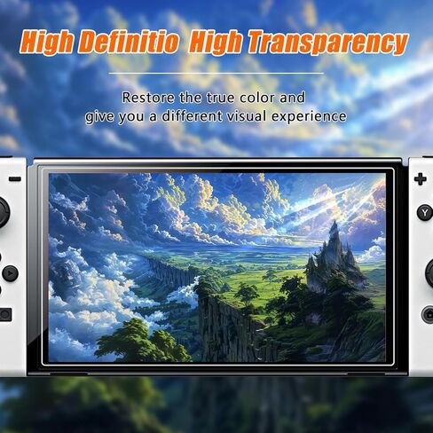 Screen Protector for Nintendo Switch2 (Released in 2025) - 9H Tempered Glass Film, Anti-scratch HD, Anti-fingerprint, Professional Kraft Paper Box Packaging [2 Pack] in Saudi Arabia