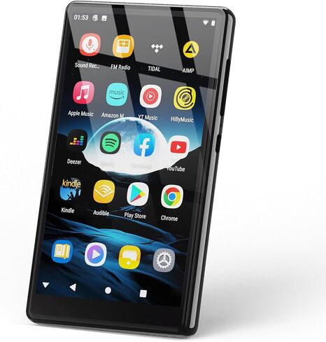 5" MP3 Player with Android 13 OS, 96GB MP3 Player with Bluetooth and WiFi, 1080P HD MP4 Player, Music Player Preloaded with Spotify, Audible, and Play Store in Kuwait