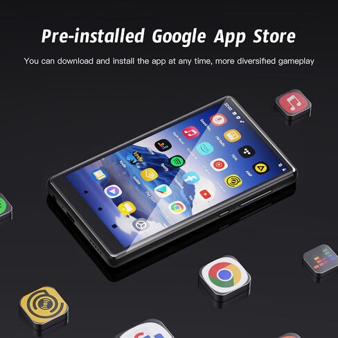5" MP3 Player with Android 13 OS, 96GB MP3 Player with Bluetooth and WiFi, 1080P HD MP4 Player, Music Player Preloaded with Spotify, Audible, and Play Store in Kuwait
