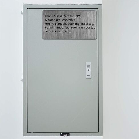 UXCELL Blank Metal Card 80x50x0.4mm تم تجاهلها 201 لوحة من الفولاذ المقاوم للصدأ للطباعة بالليزر DIY نغمة الفضة 15 PCS in Saudi Arabia