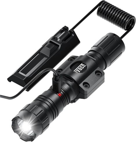 Feyachi Rechargeable Tactical Flashlight 1500 Lumen, with Strobe, USB-C Charging, IPX7 Waterproof, Includes Pressure Switch & M-Lock Mounts in Saudi Arabia