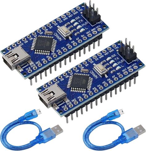Mini Nano V3.0 ATmega328P Module Micro Controller Board with USB Cable for Arduino in Saudi Arabia