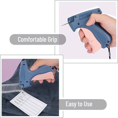 Mr. Pen- Tagging Gun with Case, 5 Needles, 1008 pcs 2" Barbs Fasteners, Greyish Blue, Tagging Gun for Clothing Tag Gun for Clothes Tag Gun, Price Tag Gun, Pricing Gun, Tag Attacher Guns in Saudi Arabia