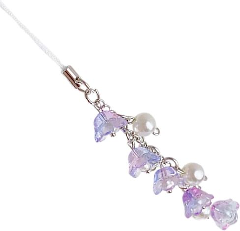 Camera Chain Unique Keyring Lilys of The Valley Phone Charm Phone Pendant Straps for Fashion Individuals in Saudi Arabia