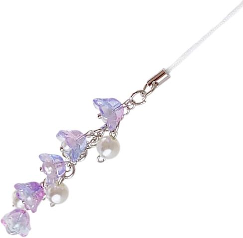 Camera Chain Unique Keyring Lilys of The Valley Phone Charm Phone Pendant Straps for Fashion Individuals in Saudi Arabia