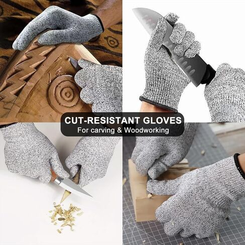 yhlawm wood whittling kit للمبتدئين ، مجموعة نحت خشبية مع 6 أجزاء من سكاكين نحت الخشب وكتل خشبية من خشب الباسو in Saudi Arabia