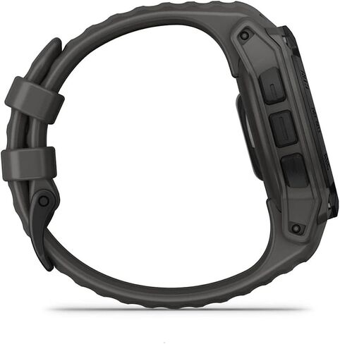 Garmin 010-02932-00 Instinct E 40mm Rugged Outdoor GPS Smartwatch 24/7 Health Monitor (Charcoal) Bundle with 2-Year CPS Protection Pack +Deco Essentials Converter Adapter Type C Adapter, Type-C USB C in Saudi Arabia