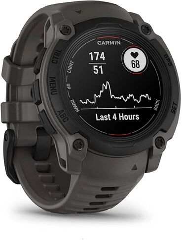 Garmin 010-02932-00 Instinct E 40mm Rugged Outdoor GPS Smartwatch 24/7 Health Monitor (Charcoal) Bundle with 2-Year CPS Protection Pack +Deco Essentials Converter Adapter Type C Adapter, Type-C USB C in Saudi Arabia