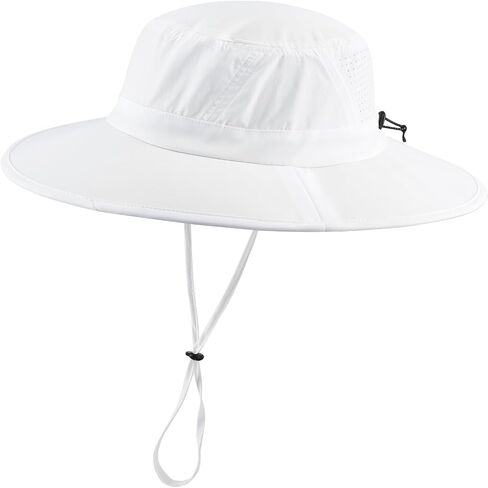 Home Prefer UPF 50+ Sun Hats for Men Women Foldable Wide Brim Fishing Hat Quick Dry Summer Outdoor Garden Safari Bucket Hat in Kuwait