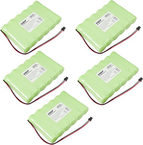 بطارية HQRP متوافقة مع لوحة الإنذار 6PH-H-4/3A3600-S-D22 DSC IMPASSA SCW9057 SCW9055 9057 SCW-9057 SCW-9055 9O57 ADT 17000145 17000152 نظام الأمان 6PH-H-4/3A36OO-S-D22 7.2 فولت 3600 مللي أمبير في الساعة in Saudi Arabia