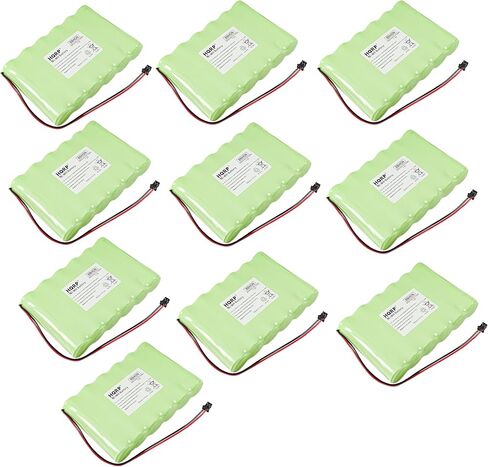 بطارية HQRP متوافقة مع لوحة الإنذار 6PH-H-4/3A3600-S-D22 DSC IMPASSA SCW9057 SCW9055 9057 SCW-9057 SCW-9055 9O57 ADT 17000145 17000152 نظام الأمان 6PH-H-4/3A36OO-S-D22 7.2 فولت 3600 مللي أمبير في الساعة in Saudi Arabia