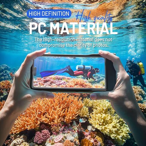 Large Floating Waterproof Phone Case with Lanyard for Snorkeling & Diving - Underwater Phone Pouch Compatible with i-Phone 16/15/14 Pro Max, Galaxy All Series, Beach and Pool Water Park (Pink) in Saudi Arabia