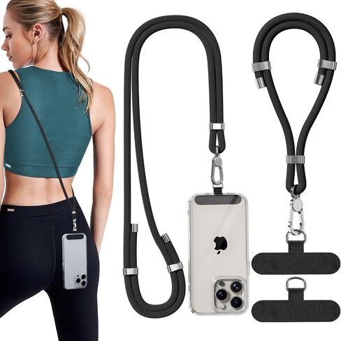 4-Pack Phone Lanyard,Adjustable Anti-Theft Phone Wrist Strap,Quality Metal Buckle,Skin-Friendly,for Most Smartphones in Saudi Arabia