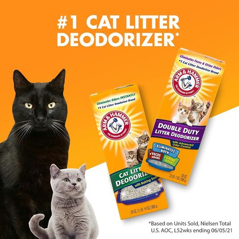 ARM & HAMMER CAT Litter Deodorizer Odor Eliminator with Baking soda, 20OZ. 6 Pack in Saudi Arabia