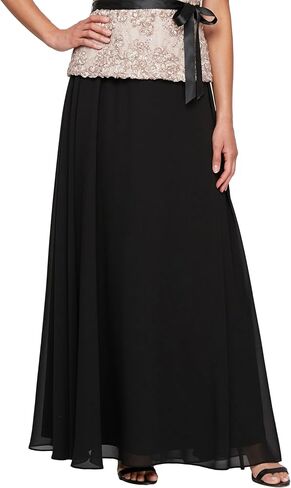 Alex Evenings Women's Full Length Formal Maxi Skirt in Saudi Arabia