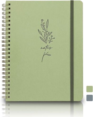 Lined Spiral Journal Notebook for Women & Men,140 College-ruled Notebook for Work Writing taking Notes,A5-Dusty Blue in Kuwait