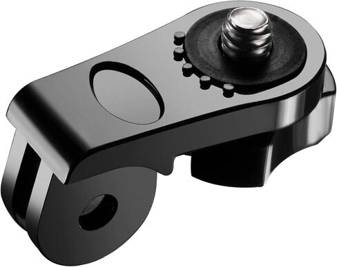 360 Degree Rotatable J-Hook Buckle Base Vertical Surface Mount Adapter Compatible with Gopro Hero 12/11/10/9/8/7/6/5, Yi, SJCAM & Other Action Cameras in Kuwait