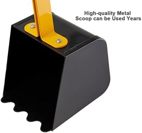 ALBOTT Ride on Sand Digger Excavator Toys تعمل رافعة مع عجلات 8 بوصات ومقعد دوران 360 درجة (برتقالي) in Kuwait