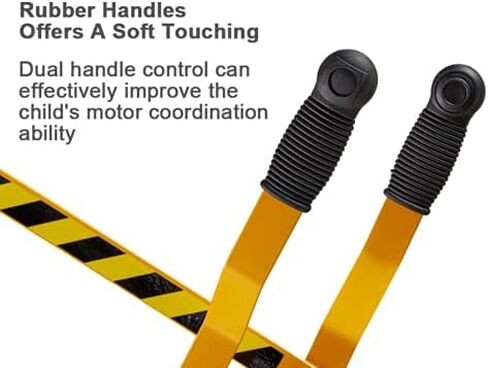 ALBOTT Ride on Sand Digger Excavator Toys تعمل رافعة مع عجلات 8 بوصات ومقعد دوران 360 درجة (برتقالي) in Kuwait