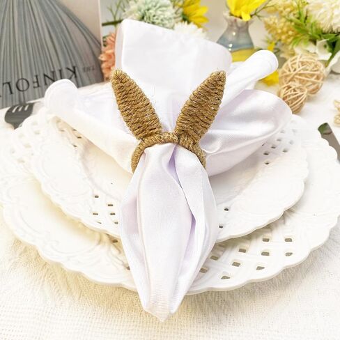 WINGFISH Wedding Napkin Rings Set of 12 Wood Bead Heart Napkin Rings Bulk White Valentines Napkin Rings for Table Decor Napkin Ring Holders for Wedding Anniversary Party Gathering Banquet Birthday in Saudi Arabia