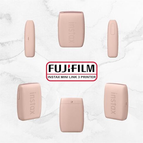 حزمة طابعة الهاتف الذكي FUJIFILM INSTAX Mini Link 3 (أخضر داكن) مع فيلم Fujifilm Instax Mini (40 ورقة)، وحقيبة حماية Instax Mini Link 3 in Saudi Arabia