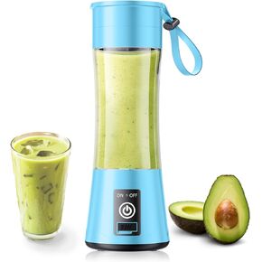 Cordless Portable Personal Size Blender - 12 Oz Mini Blender Make Smoothies and Shakes, Cordless Lightweight Rechargeable, Freshly Squeezed in Picnic/Sprots/Office