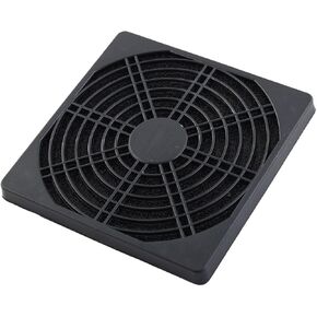 Uxcell PC Fan 120mm 12cm مرشح بلاستيكي مرشح الغبار واقي الغبار السود