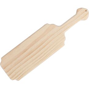 BATTIFE 15inch Sorority Paddle, Unfinished Wooden Paddle, Pine Paddle for Fraternity, Arts Crafts, Solid Wood Made