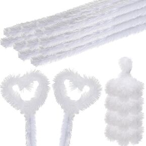 Hotop 60 Pieces Extra Thick Pipe Cleaners 30mm Jumbo Chunky Chenille Stems Craft Supplies Pipe Cleaners for Kids Beginners DIY Art Crafts Decorations (Black) in Saudi Arabia