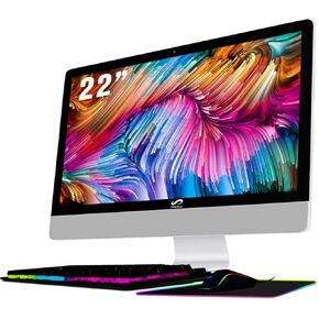 stgsivir All in One Desktop Computer ، 22 '' 'VHD Display ، Intel Core i7 حتى 3.9 جيجا هرتز ، ذاكرة 16G ، 512G SSD ، WiFi 5 ، Bluetooth ، كاميرا الويب ، Windows 10 Home